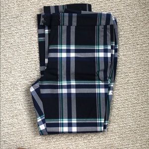 Ann Taylor Factory plaid pants size 8